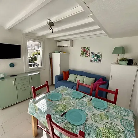 T2 Mezzanine Climatisé - 250m - Argelès-sur-mer - Fr-1-388-236 Apartamento *