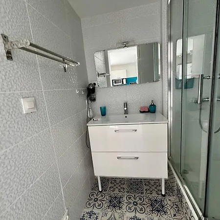 T2 Mezzanine Climatisé - 250m - Argelès-sur-mer - Fr-1-388-236 *